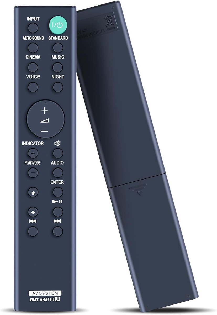 Afstandsbediening RMT-AH411U - vervangend voor Sony HT-S100F, HT-SF200, HT-SF150 - compact ontwerp - ShopVlot