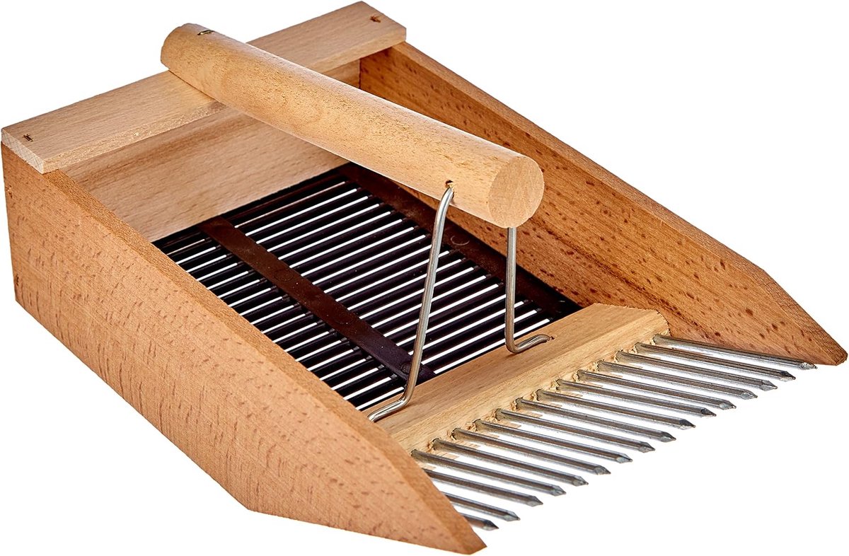 Bessenplukker - Houten handvat - Robuuste beukenhout - Blijft schoon tijdens het plukken - ShopVlot