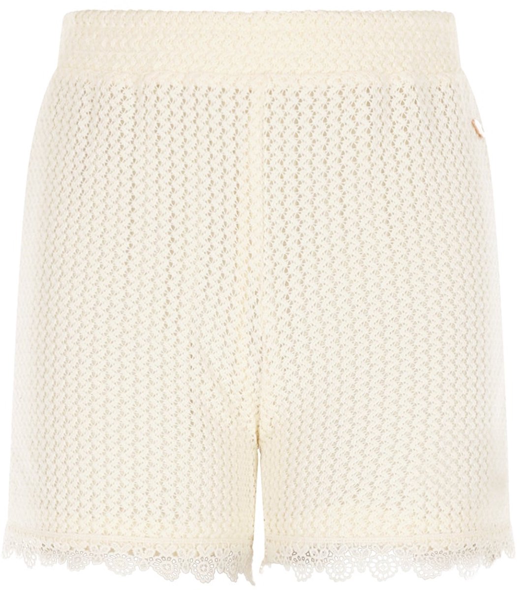 NoBell' - Silas Crochet Knitted Short - Pearled Ivory - Maat 170