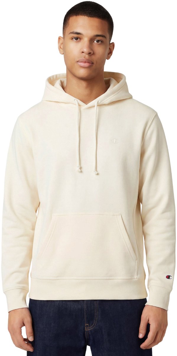 Champion Hoodie Sweatshirt Heren Beige - Maat XL