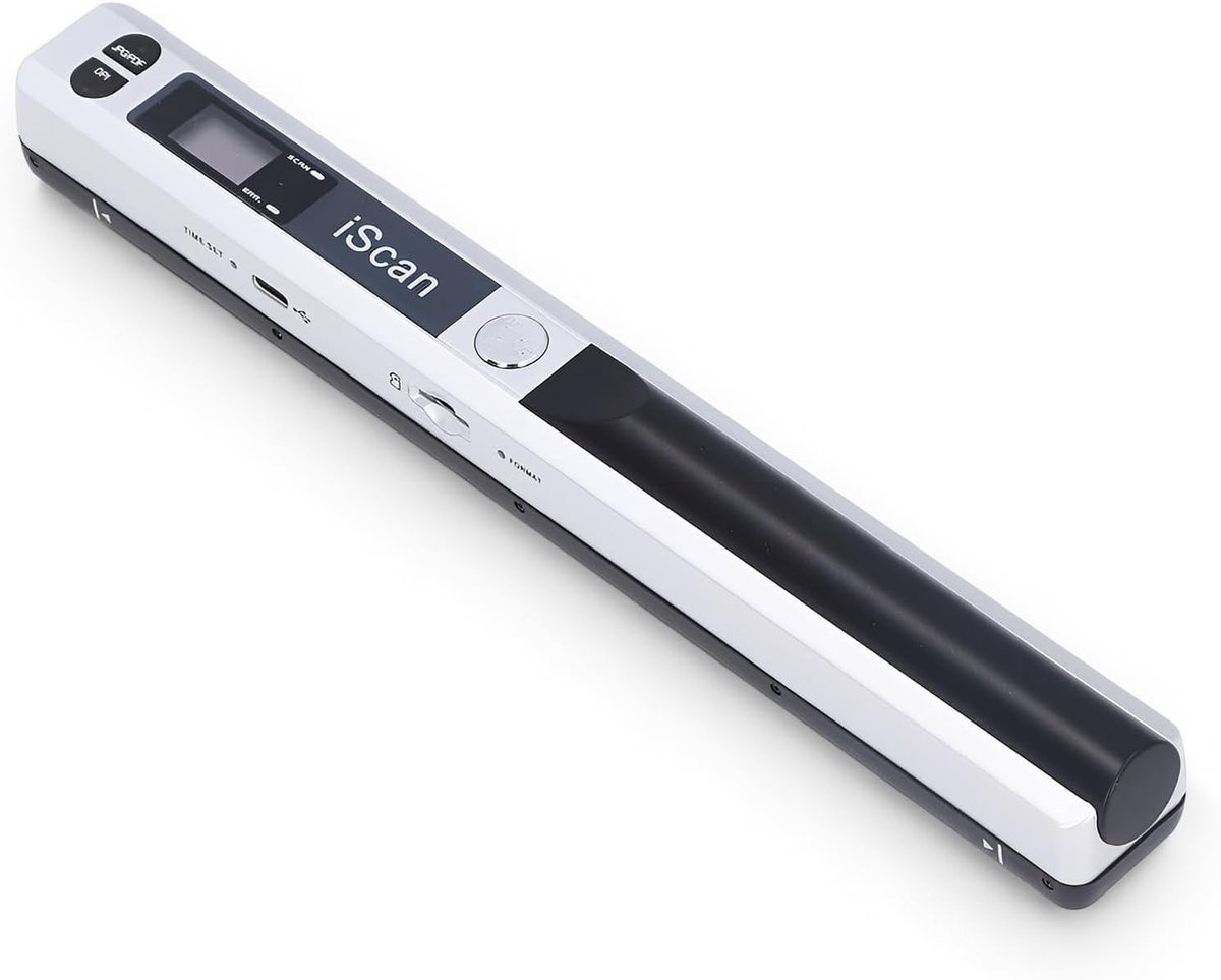 Fotoscanner naar digitaal - Zilver - 28 x 28 x 28 cm - Draagbare USB Documenten- en Fotoscanner - Voor Thuis en Kantoor