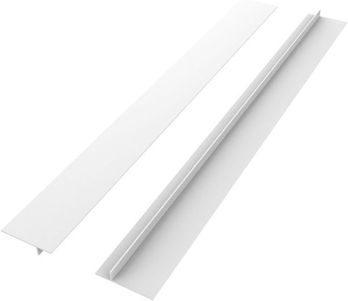 Siliconen werkblad afdichting 25 inch - witte coatingring - voorkomt morsen tussen werkbladen en fornuizen - ShopVlot