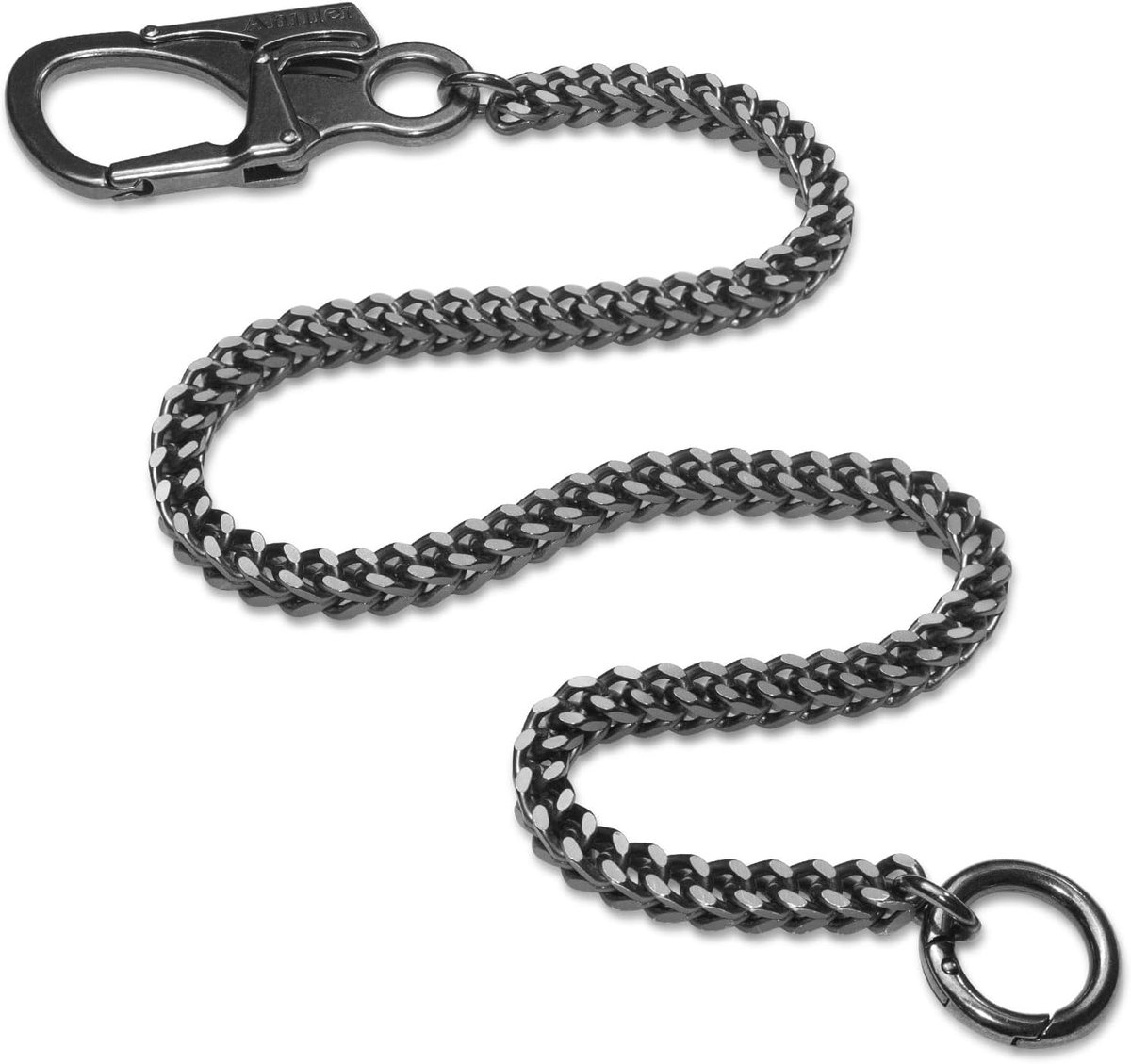 Pantalon Portemonnee Met Ketting - Zinklegering Karabiner - Dubbele Sluiting - Veilig Sleutelen - ShopVlot