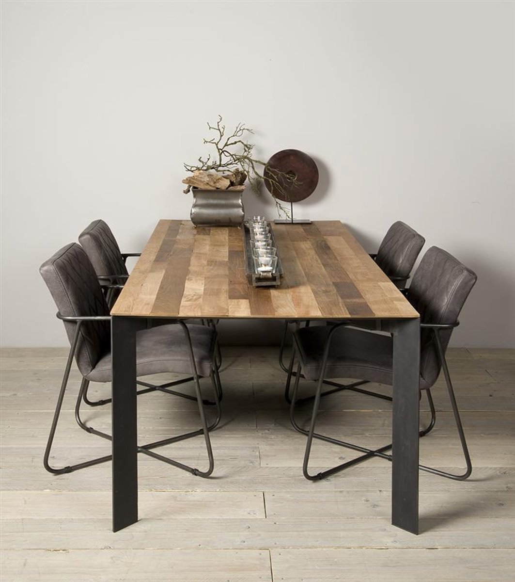 Tower Living Eettafel Pandora - Rechthoek Bruin Hout - 200x100x78cm