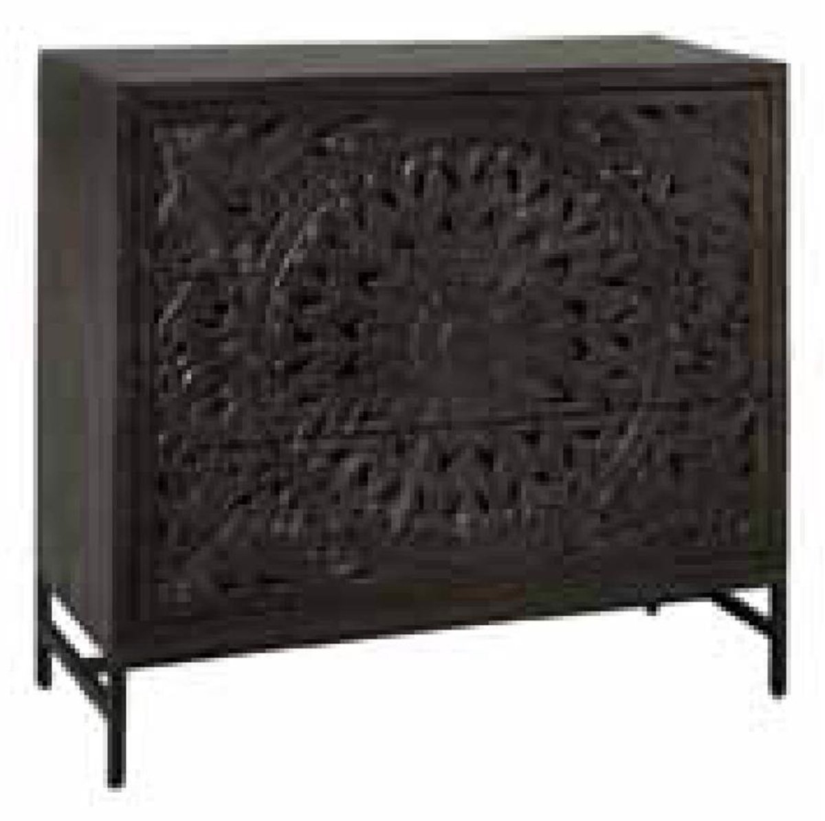 Tower Living Ladekast Casina - Zwart Hout - 100x45x96cm
