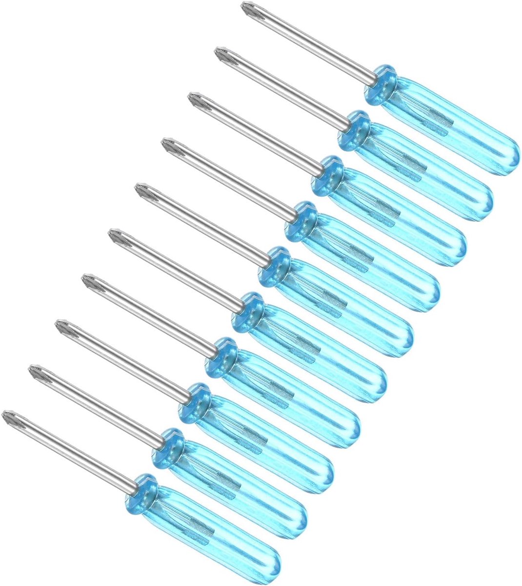 Mini Phillips Screwdriver, 2mm Size 45mm Length, Carbon Steel Small Phillips Screwdrivers with Non-Slip Handle - ShopVlot