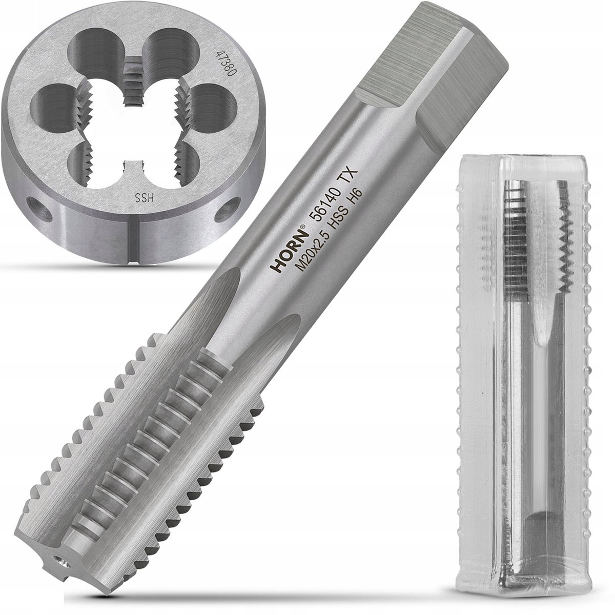 Set: M20x2,5 Handtap & Tap, DIN-352/1P, Merkloos