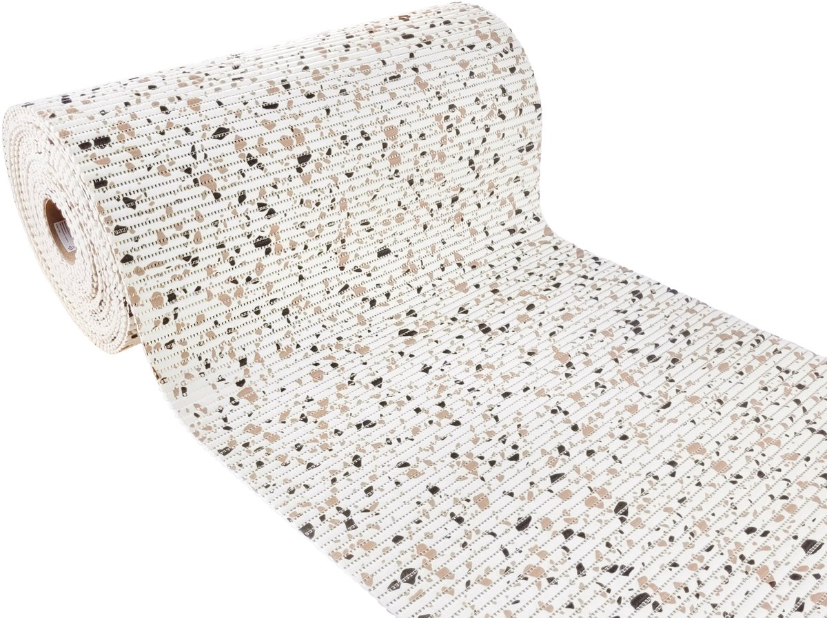 Antislip PVC Vloermat 65x300cm - Marmerlook