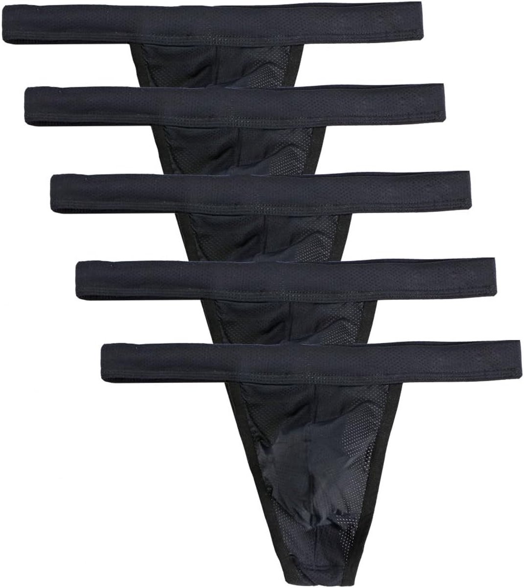 Summer Code Men's Briefs Low Waist Mesh Thong Sexy Thong Underwear - ShopVlot