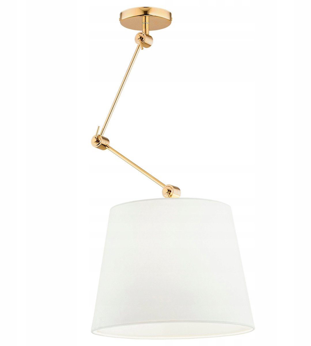 Zakyntos Plus Hanglamp Wit/Messing - 1 lichtpunt