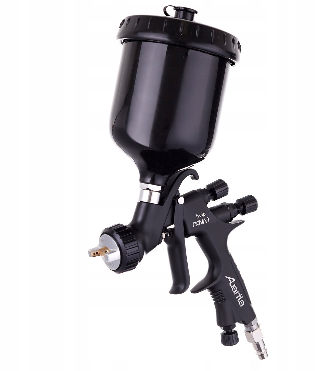 Merkloos HVLP Verfspuitpistool met 1.8mm spuitmond en 600ml tank