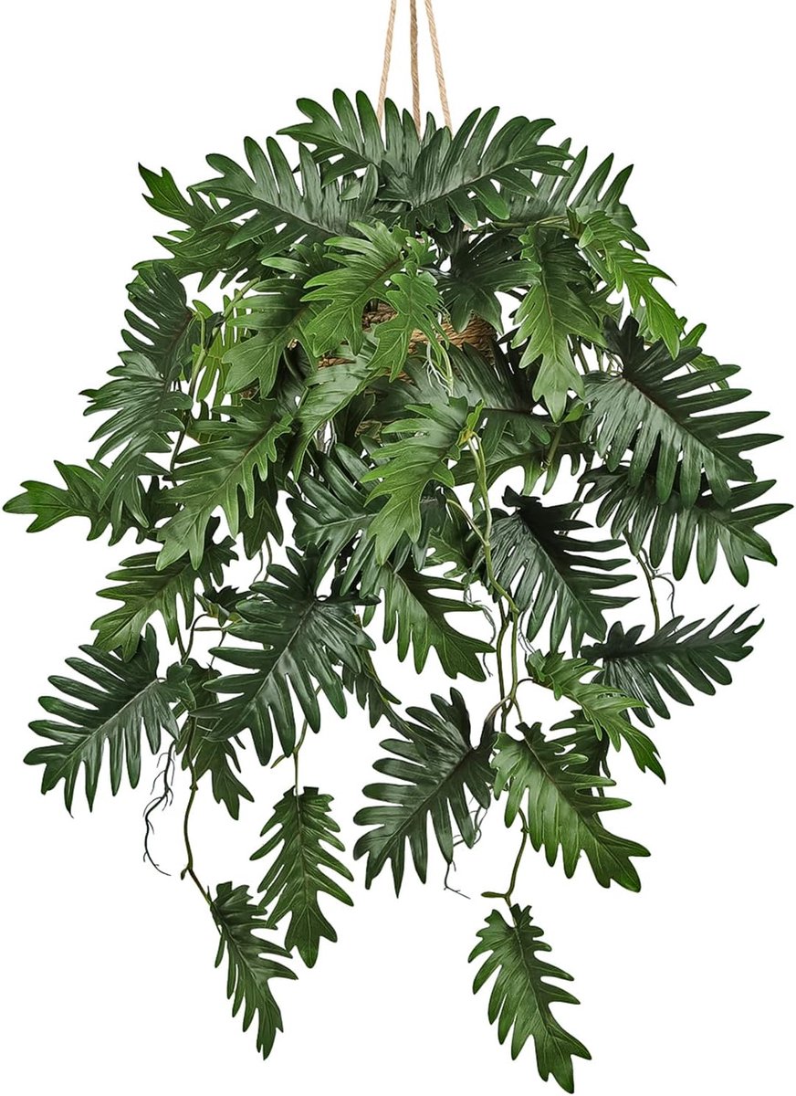 Artificial Hanging Plant Artificial Plants Potted Green Artificial Plant in Pot 20cm Potted Plants Decorative Plants - ShopVlot