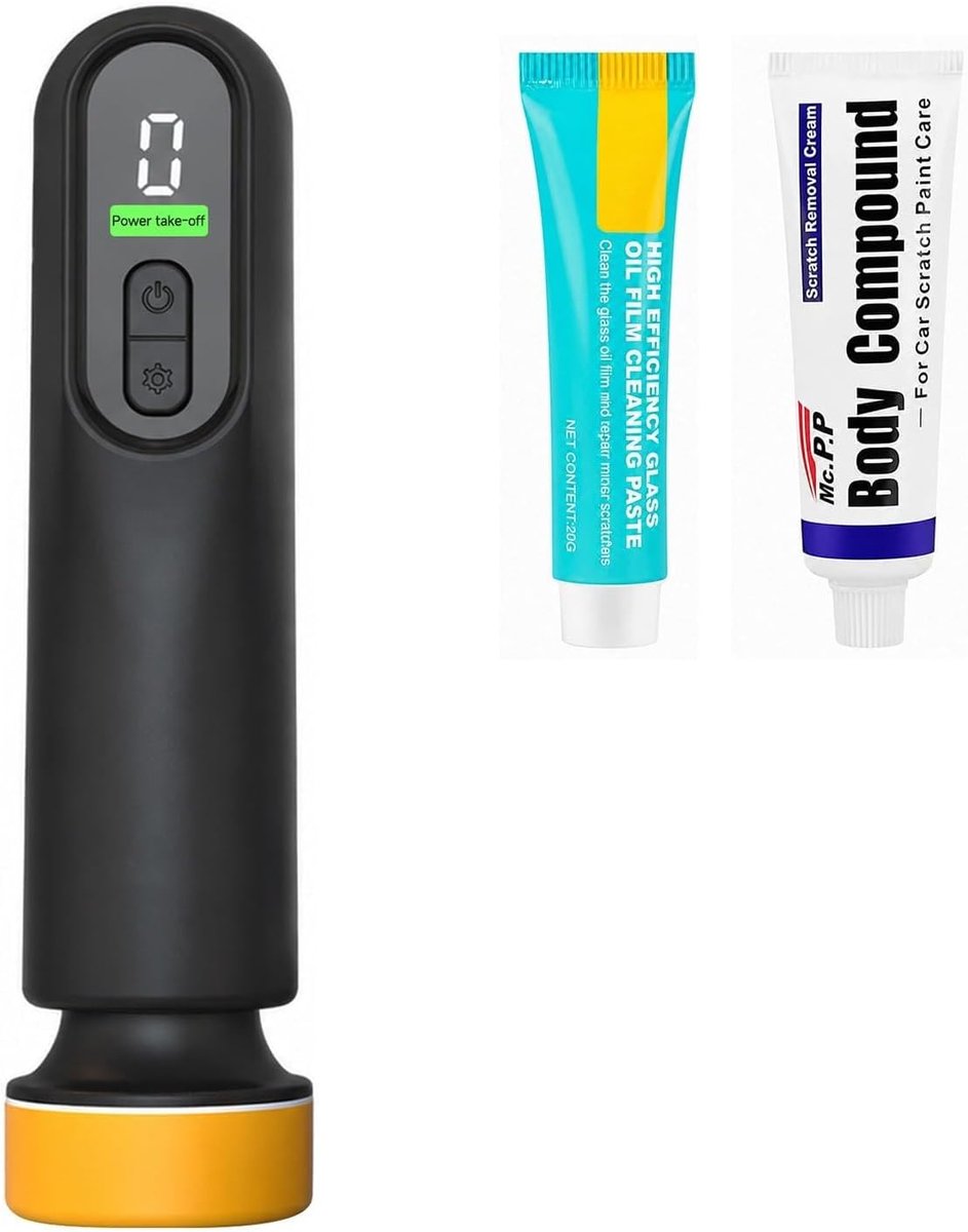 Mini-polijstmachine, draadloos, 800 tpm, 3 snelheden en batterijvoeding - ShopVlot
