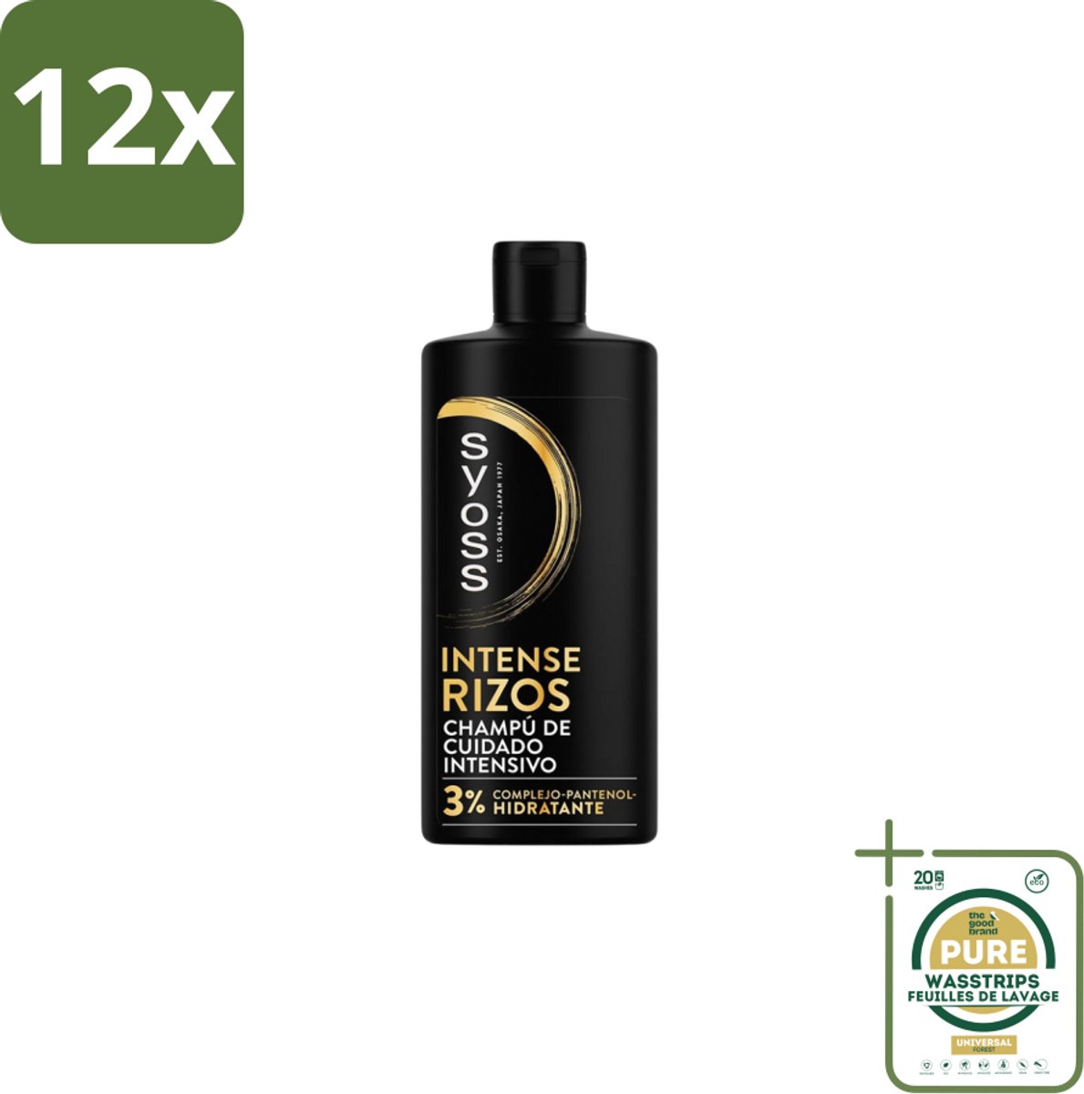 SYOSS - Rizos Pro Rizos Pro - Shampoo - Langdurige Styling - 440ml - Voordeelverpakking - 12 stuks - Krullen verzorgen - Krullend haar