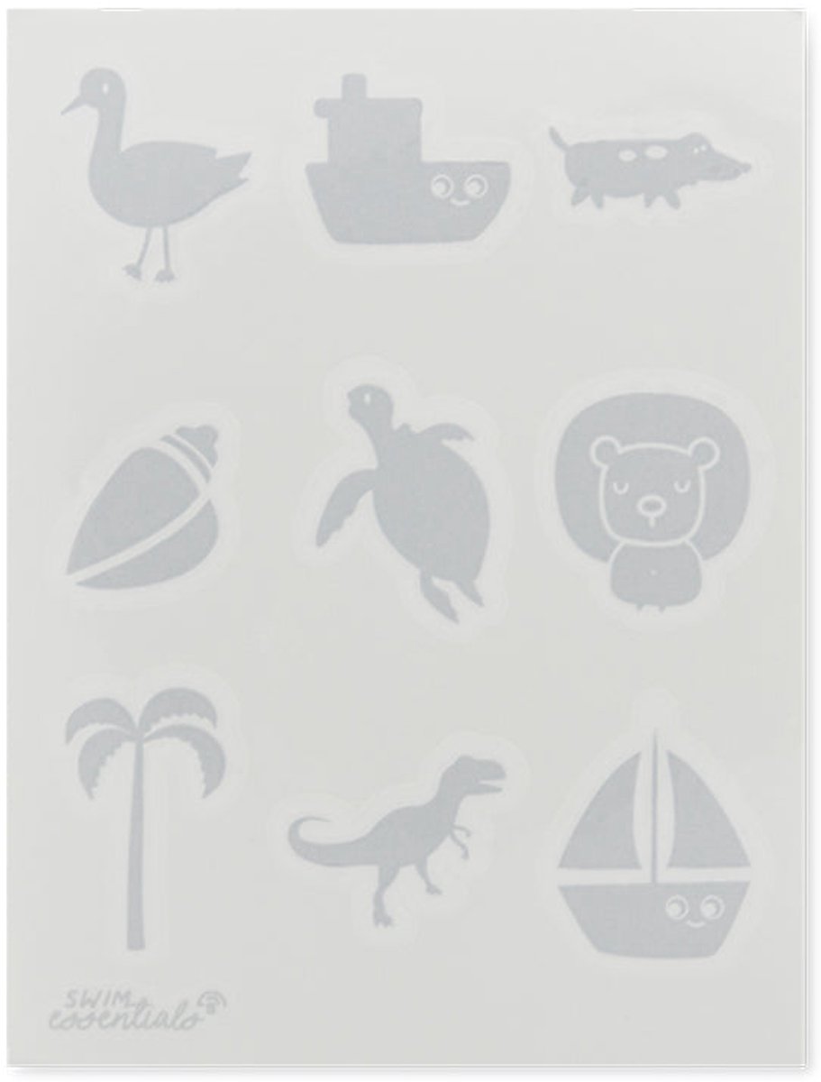 Swim Essentials UV-beschermingsstickers - Wilde avonturen