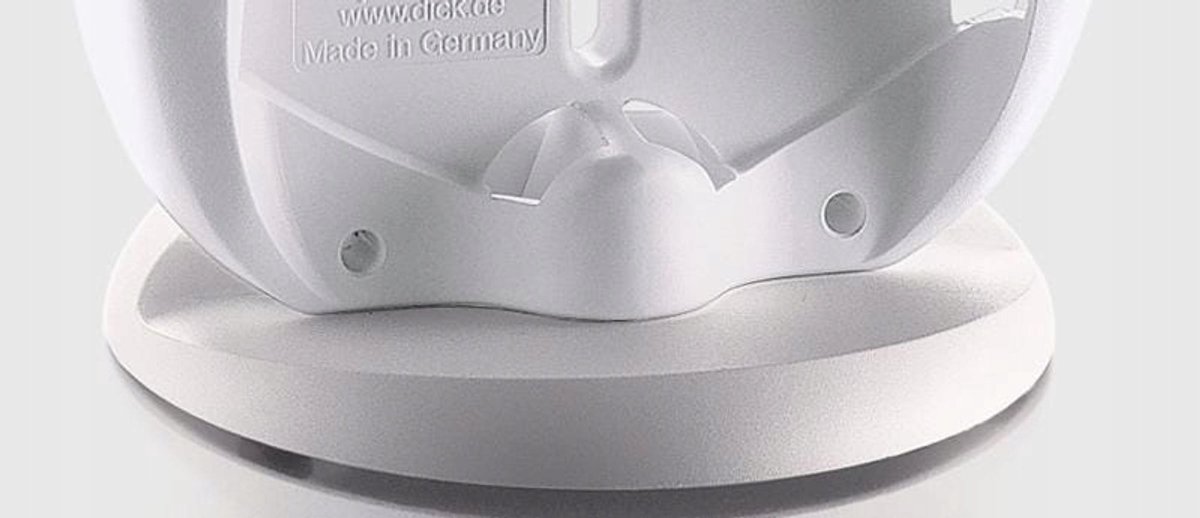 Witte standaard voor Dick Rapid Steel 900 messenslijper