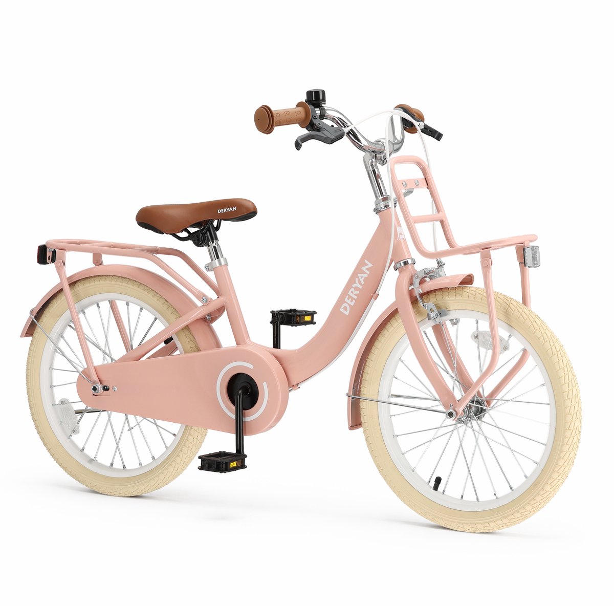Deryan Liv Kinderfiets 18 inch - Verstelbaar Stuur en Zadel - Roze