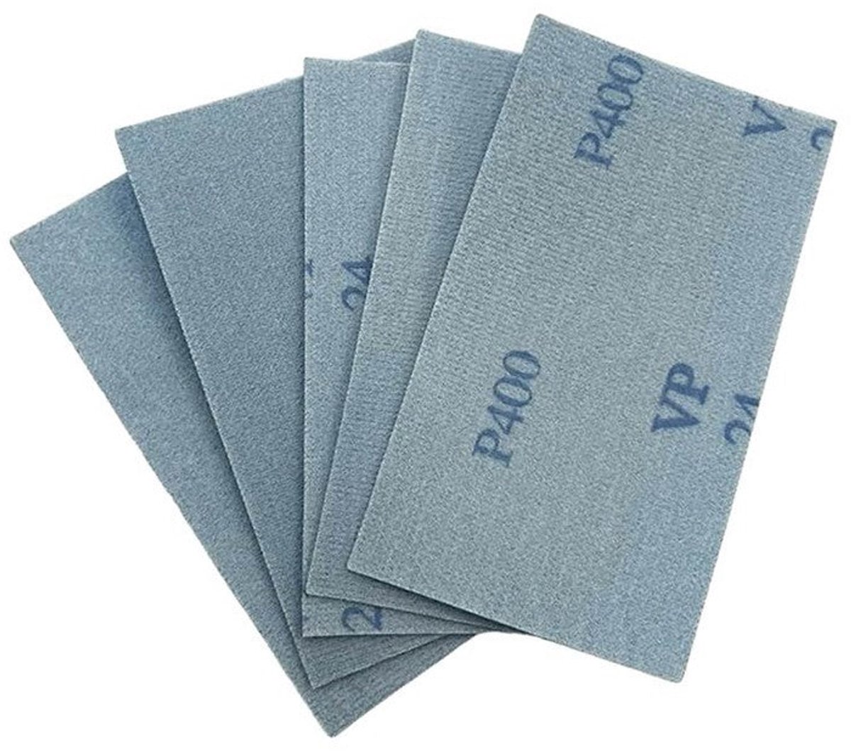 NitorLACK Flex Latex Schuurvellen 130 x 75 mm – Set van 5 stuks K400