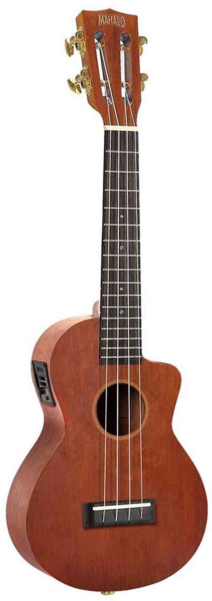 Mahalo MJ2CETBR Java Series Concert Ukulele Transparant Bruin Cutaway