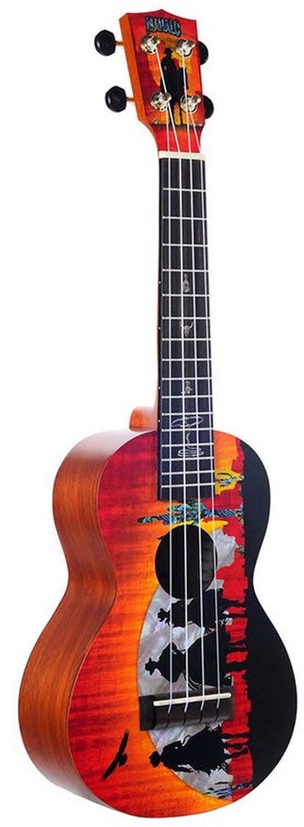 Mahalo MA2WW Artist Elite Series Concert Ukulele Wild West