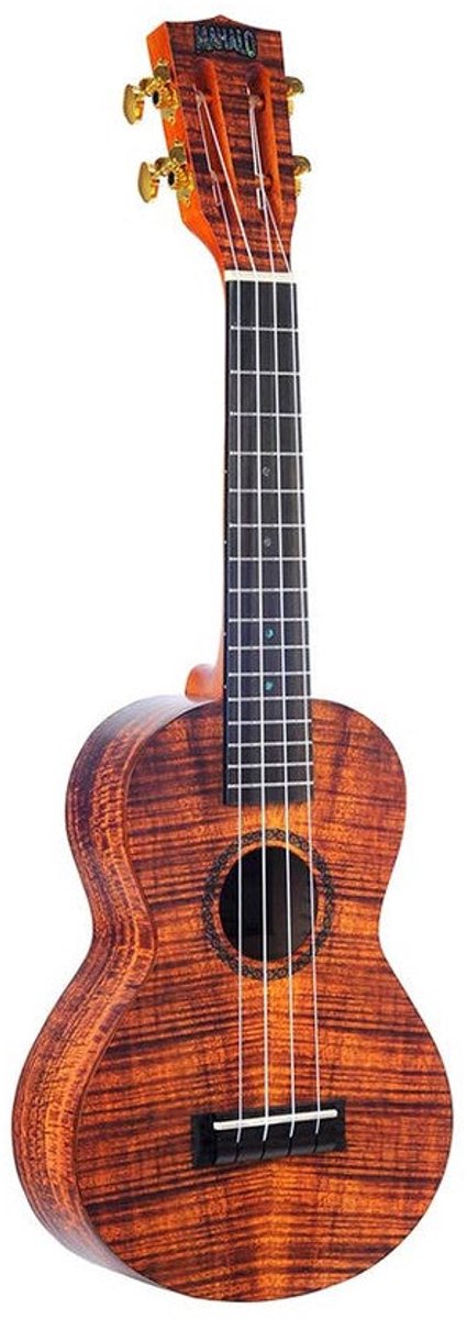 Mahalo MA2KA Artist Elite Series Concert Ukulele Flame Koa