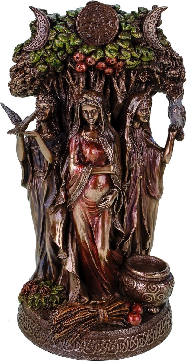 Celtic Trinity Göttin Statue Figur Skulptur Wicca Trinität celtic - ShopVlot