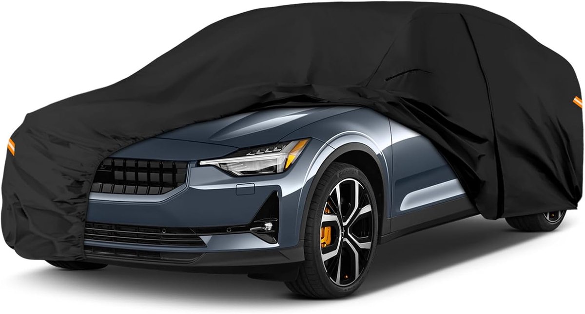 Car Cover Waterproof for 2020-2025 Polestar 2 Full Garage Car Tarpaulin Tarpaulin Winter Summer All-Weather Outdoor - ShopVlot