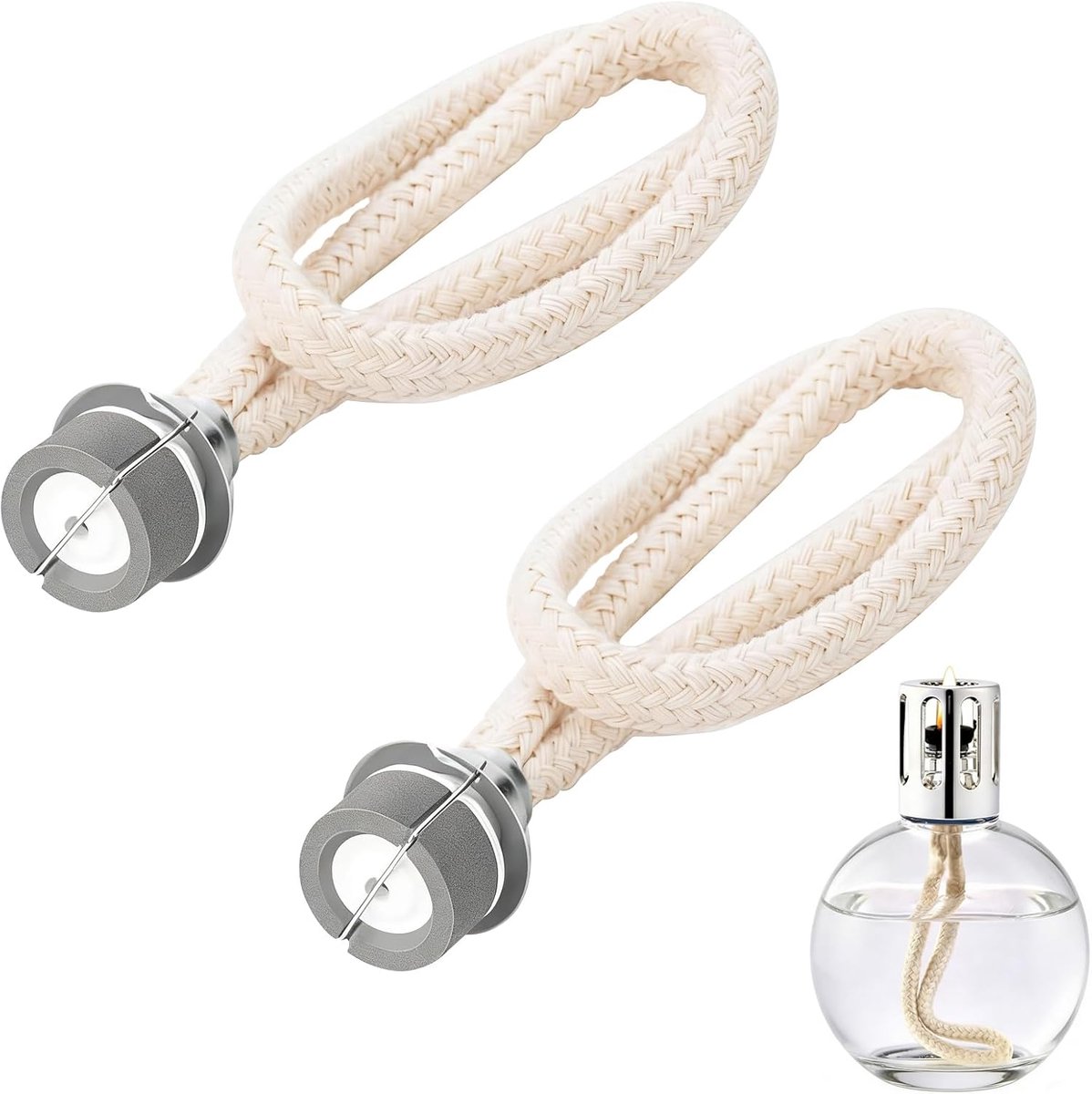 2 stuks lampen reservelamp accessoires, geurolielamp lont vervanging luchtcontrole katalytische brander lamp lont - ShopVlot
