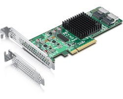 10Gtek Internal PCI Express SAS/SATA HBA RAID Controller Card, SAS2008 Chip, X8, 6Gb/s, Same as SAS 9211-8I - ShopVlot