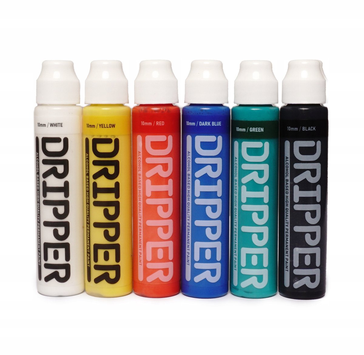 DRIPPER Decoratieve Markers 10mm Set 6 Stuks