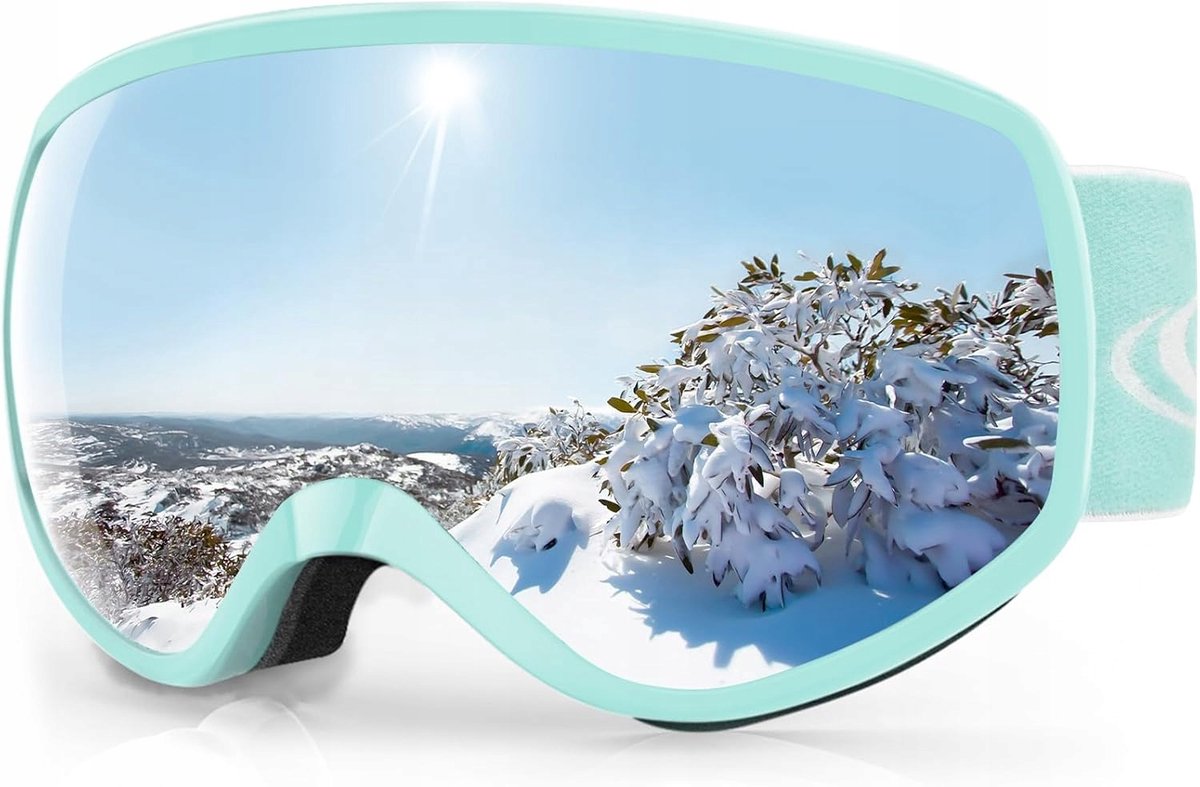 Kinder skibril OTG UV400 anti-condens, helmcompatibel