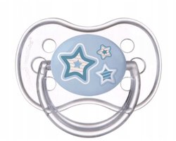 Canpol Babies Newborn Baby Blauwe Siliconen Speen 0-6 Maanden