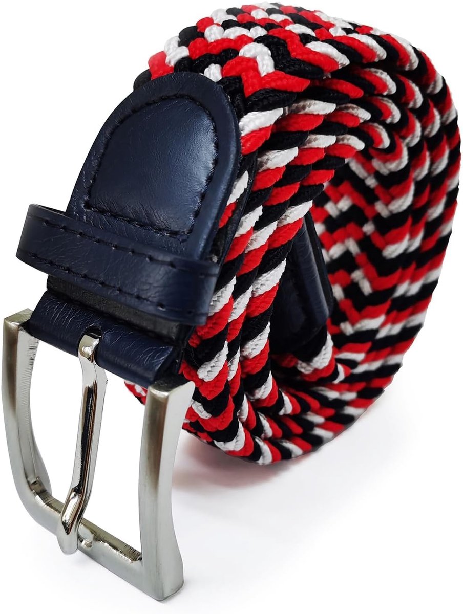Glamexx24 Unisex Elastic Fabric Belt Braided Stretch Belt Stretchy Belt for Women and Men - ShopVlot
