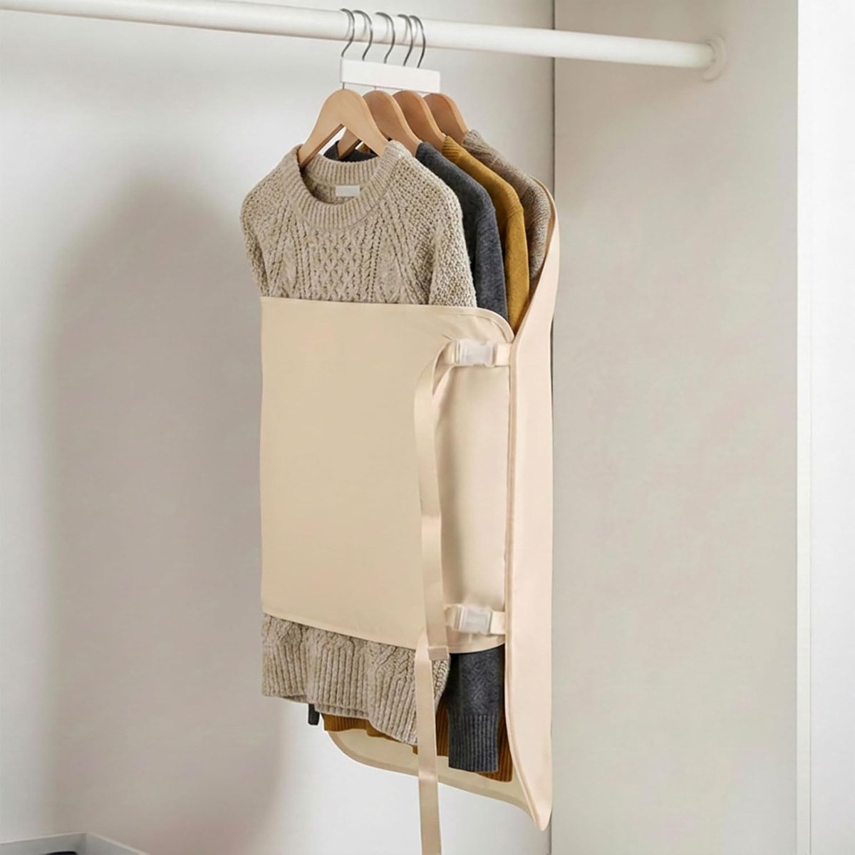 PAVSTINE Hanging garment organiser with compression function - ShopVlot