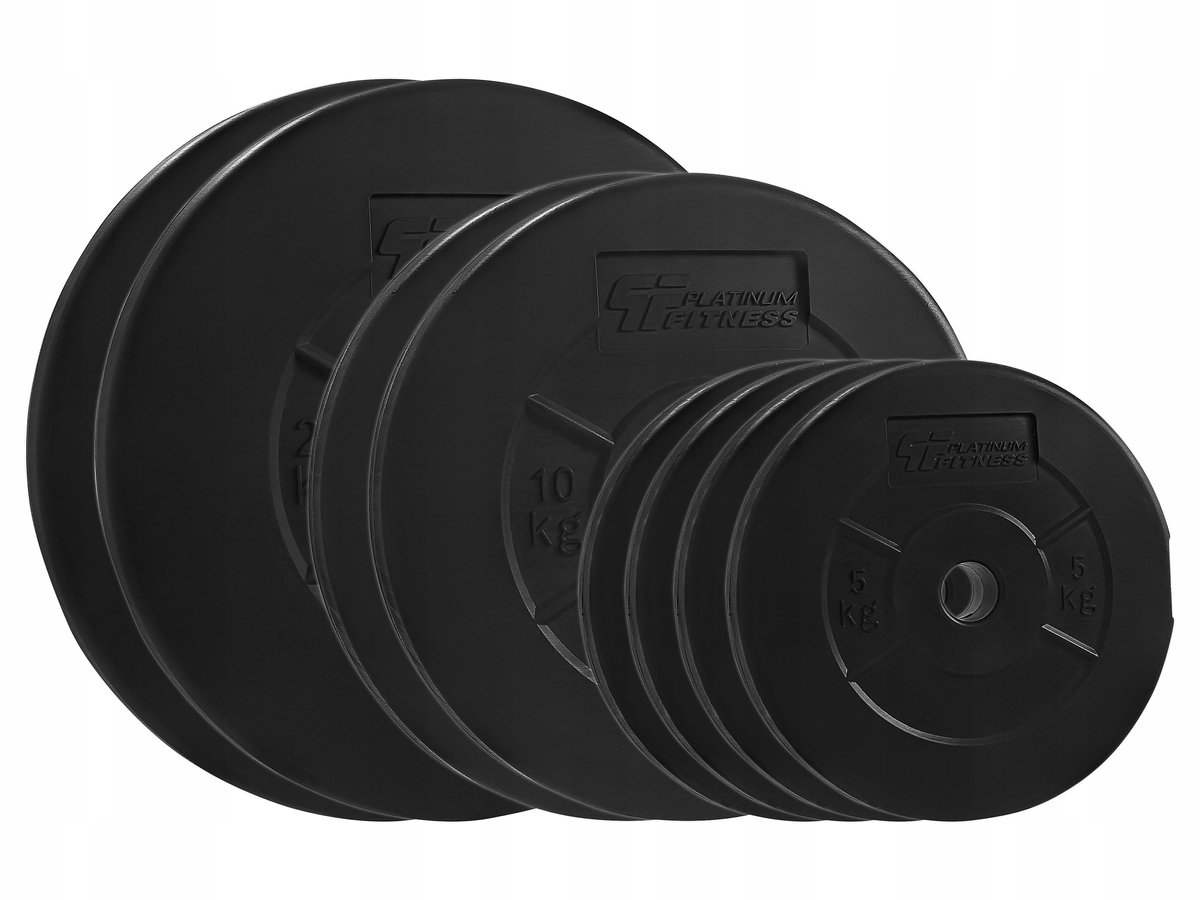 Platinum Fitness Halsterset 80kg - Bitumineus - 29mm