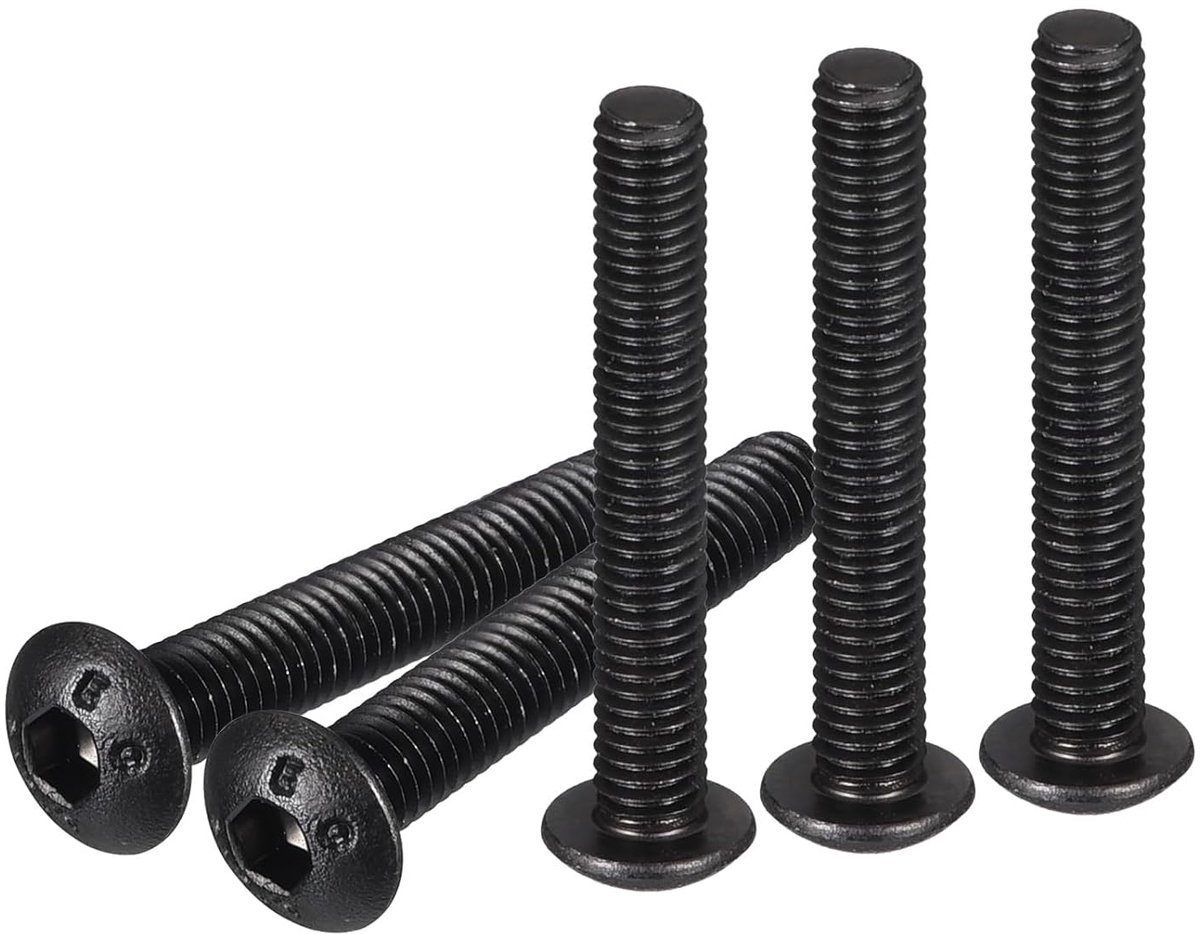 Hexagonbouten M3 0.5x25mm - Carbonstaal zwart - Volledige schroefdraad - Ideaal voor machines - ShopVlot