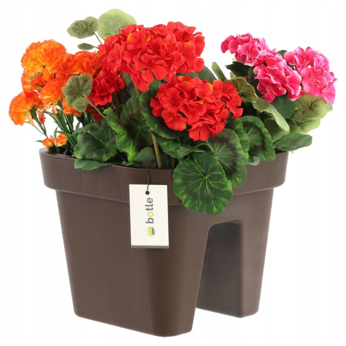 Balkonbak Mokka 29x24 cm - Ideaal voor Balustrades en Terrassen