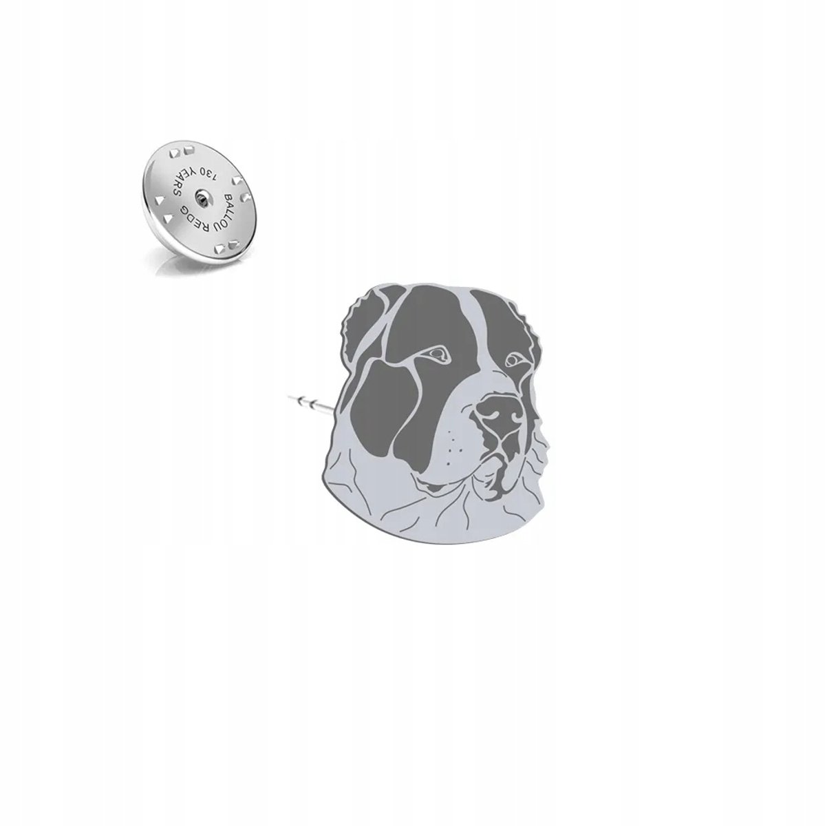 Zilveren Broche Midden-Aziatische Herder 925 - Uniek Cadeau