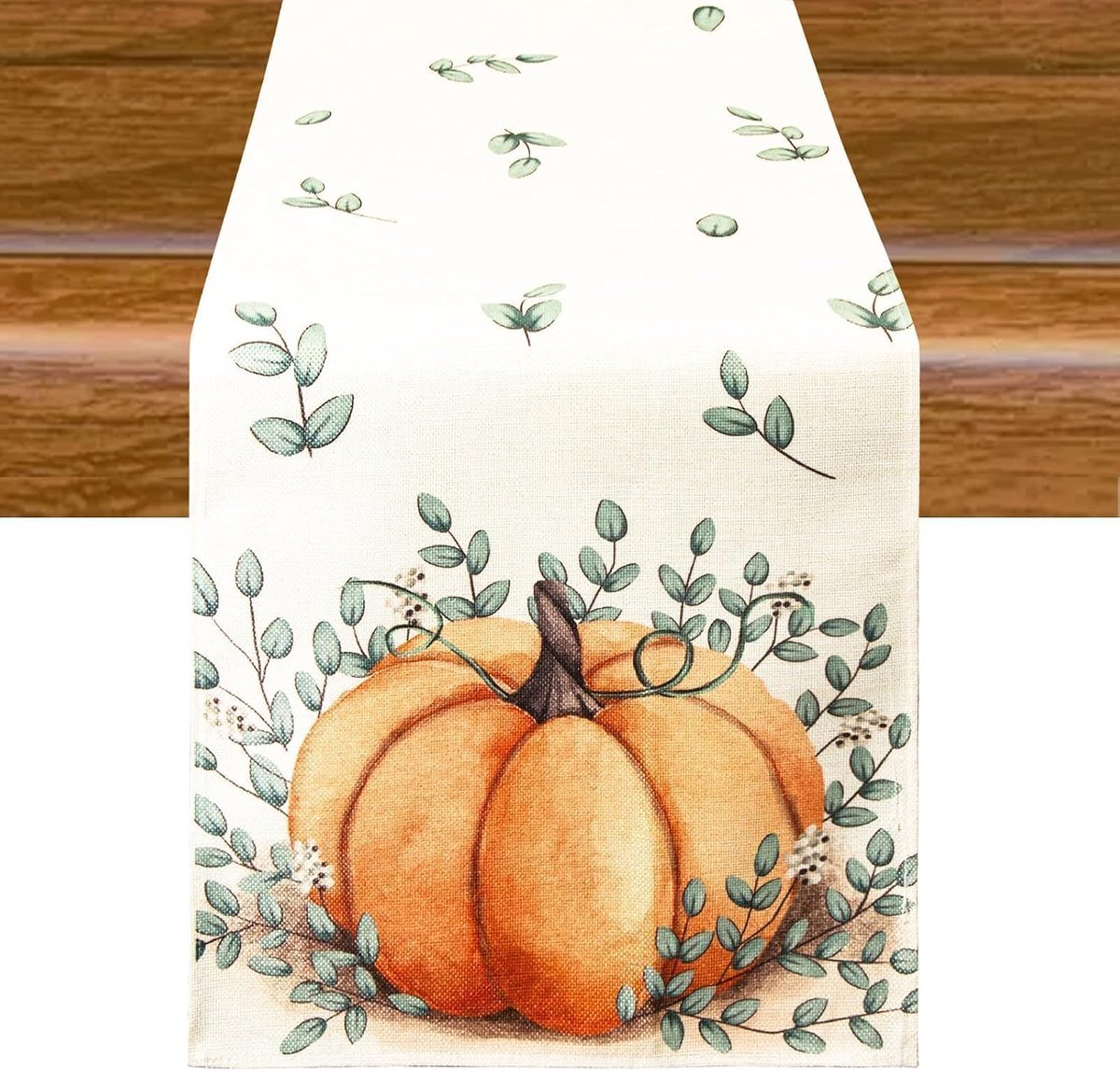 Tafelrunner 40 x 180 cm - modern linnenlook - herfstdecoratie - beschermt je tafel - ShopVlot