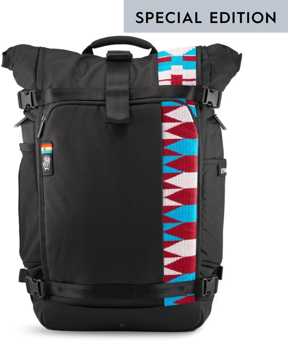 Ethnotek Raja 46 Liter Rolltop Rugzak / Backpack - Geschikt voor 15-17 inch laptops - Reistas / Handbagage