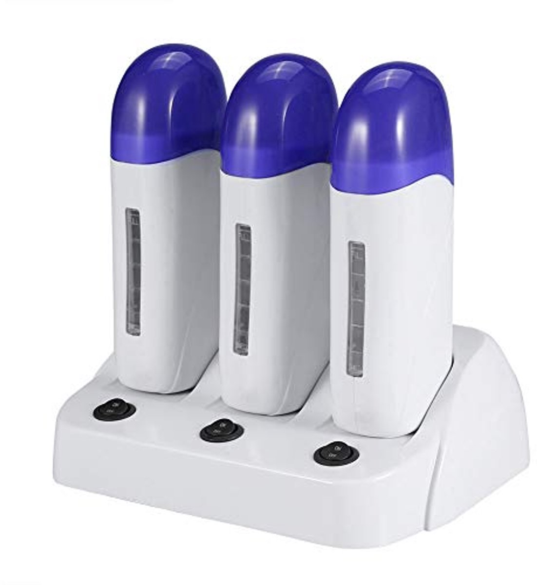 Elektrische wax ontharingsmachine, 3 soorten wax ontharingsroller heater waxen met basis pijnloos vlekkeloos, professionele ontharingsmachine voor vrouwen en mannen