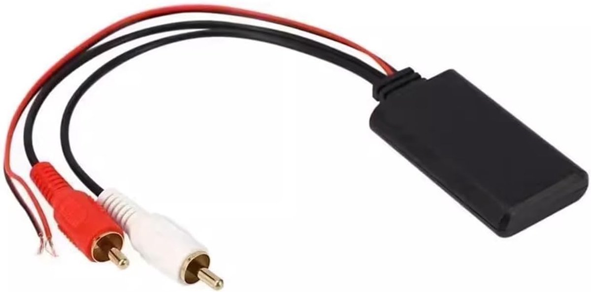 SnelShoppen - Autoradio Bluetooth-Audio-Ontvanger 2RCA Draadloze Stereoadapter 10 Mbps 10 m Bereik voor Auto en Voertuigen