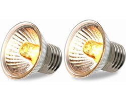 Terrarium Warmtelamp - UVA UVB Lamp - Reptielen Welzijn - Dubbel Pak - 50W - Niet gespecificeerd