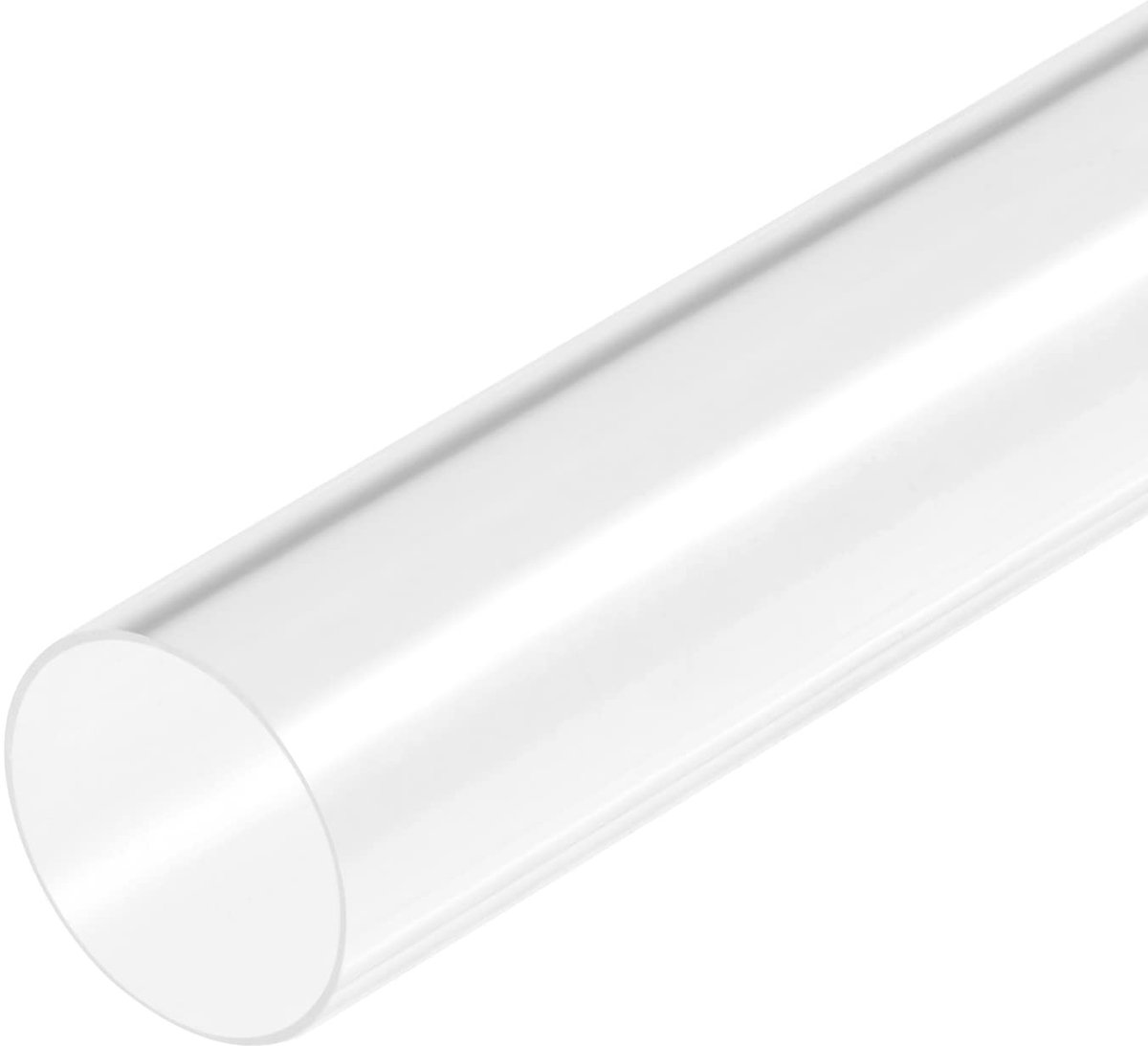 Dailygoods - Transparante Acryl Ronde Buis - 54mm ID voor Lampen en Koelsystemen