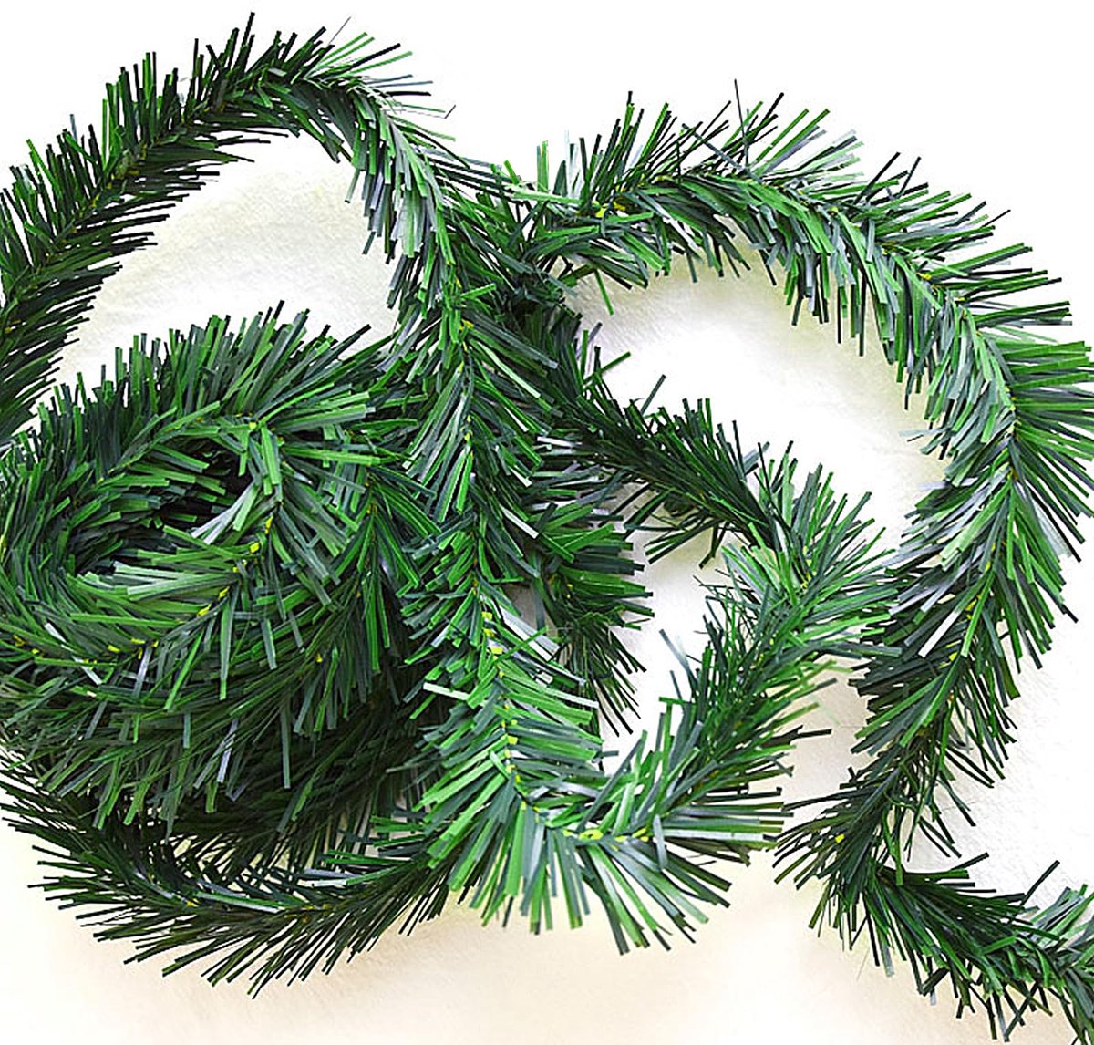 Dailygoods - Kunst Kerstguirlande 10 m - Groene Decoratie voor Binnen en Buiten