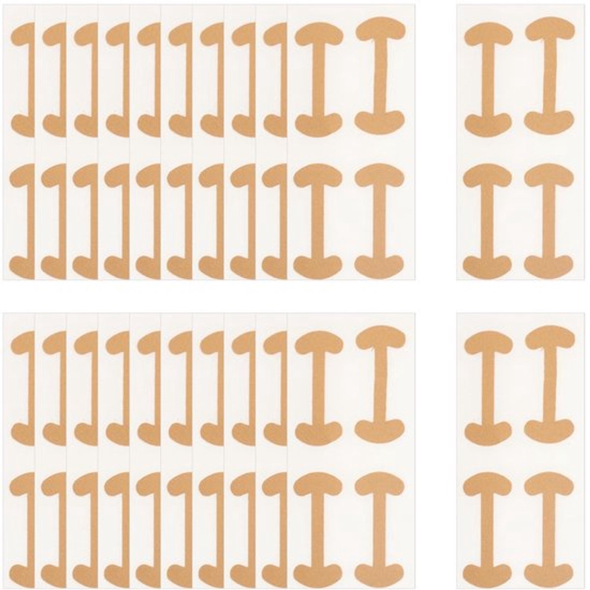 - Nagelcorrectie Patches - Ingroeiende Nagels - Veilig en Eenvoudig in Gebruik - 88 Stuks - Zelfklevend - Nagelbescherming - Ideaal voor Th..