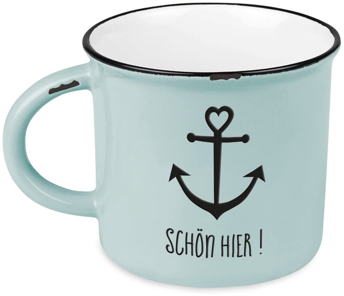 Dailygoods - Vintage Koffiemok Keramisch - Perfect Cadeau voor Elke Gelegenheid