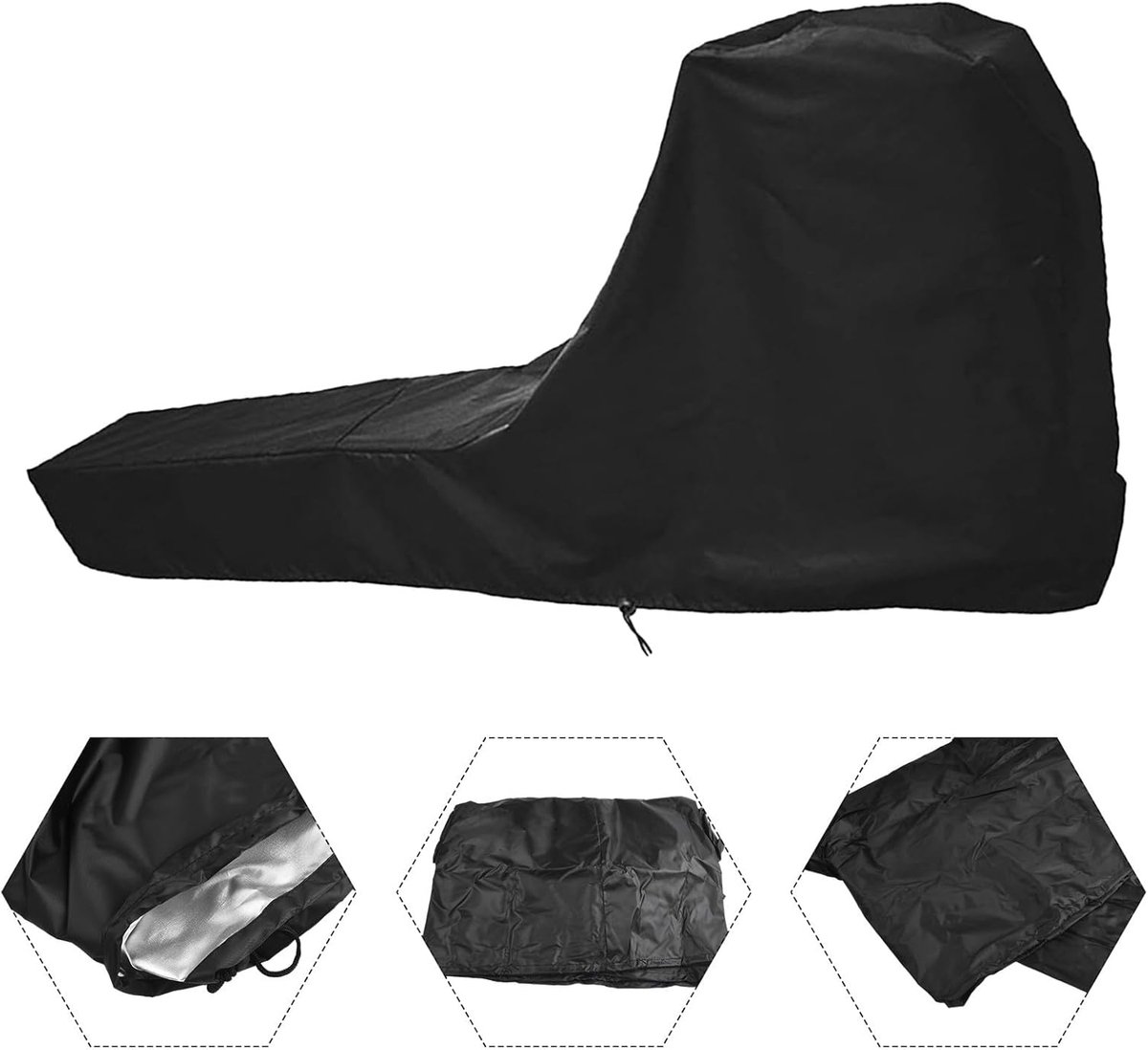 Roeimachinehoes - Beschermhoes Roeier - Apparatuur Beschermen - Waterdicht Oxford Stof - 95 x 24 x 40 inch - Zwart