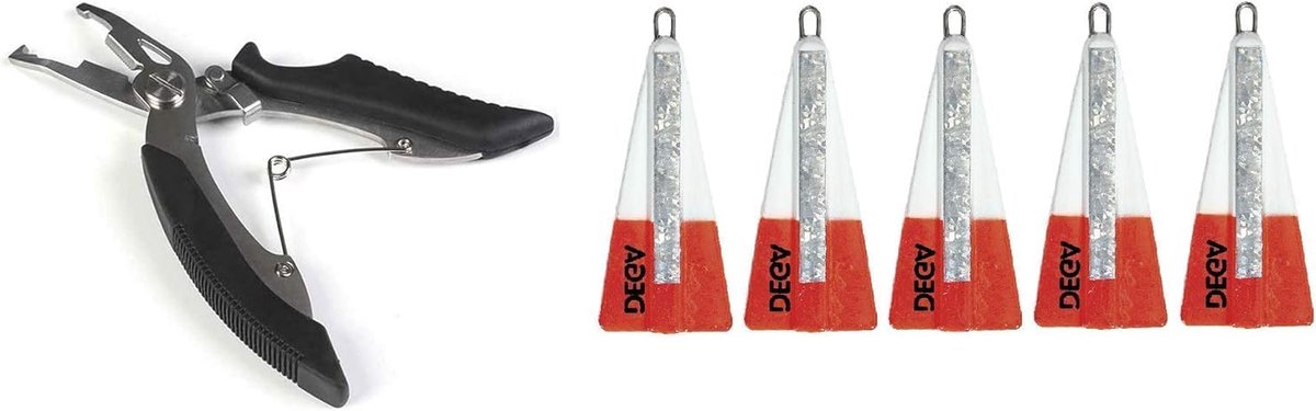 Haringloodjes Set - Visloodjes Zinklood - Vissen op Haring - Reflecterende Folie - 30-80 gram - Effene Kleur