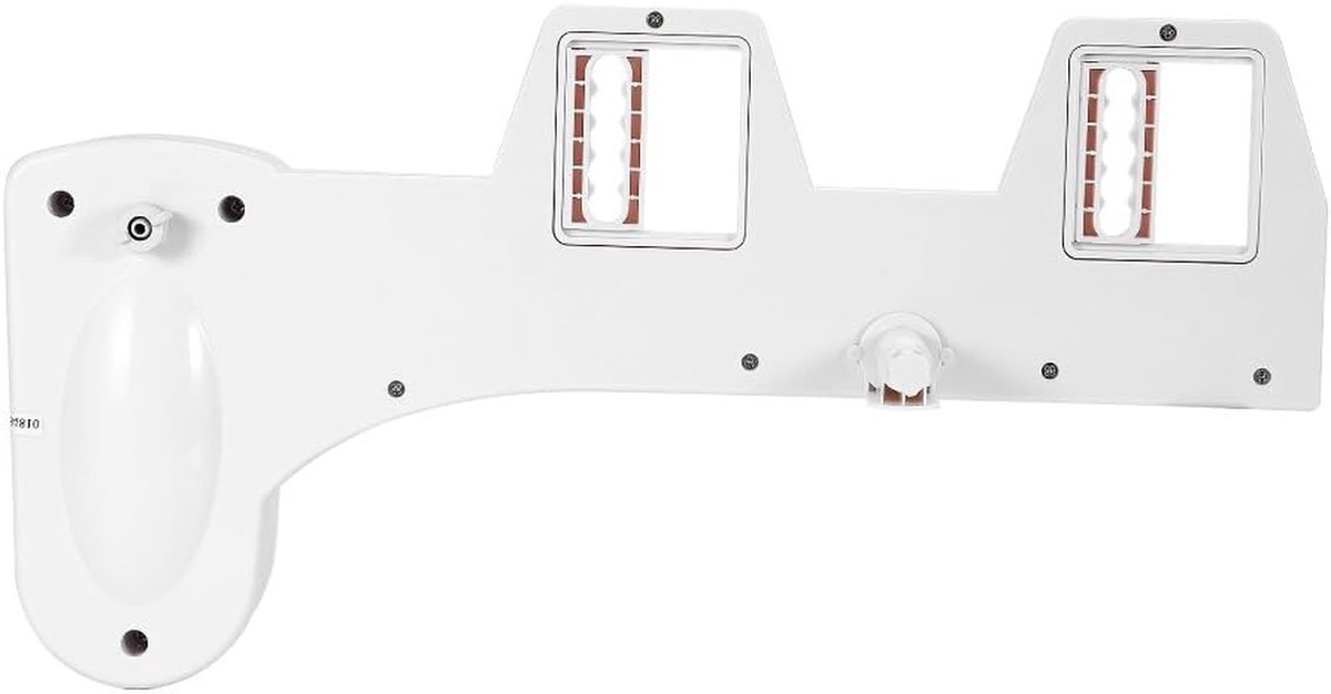Toilet Bidet Douche - Intieme Douche Zelfsproeier - Hygiënisch Reinigen - Verstelbare Waterdruk - 44 x 18.5 cm - Wit